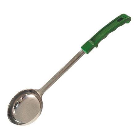WINCO 4 oz Green Solid Portion Spoon FPS-4